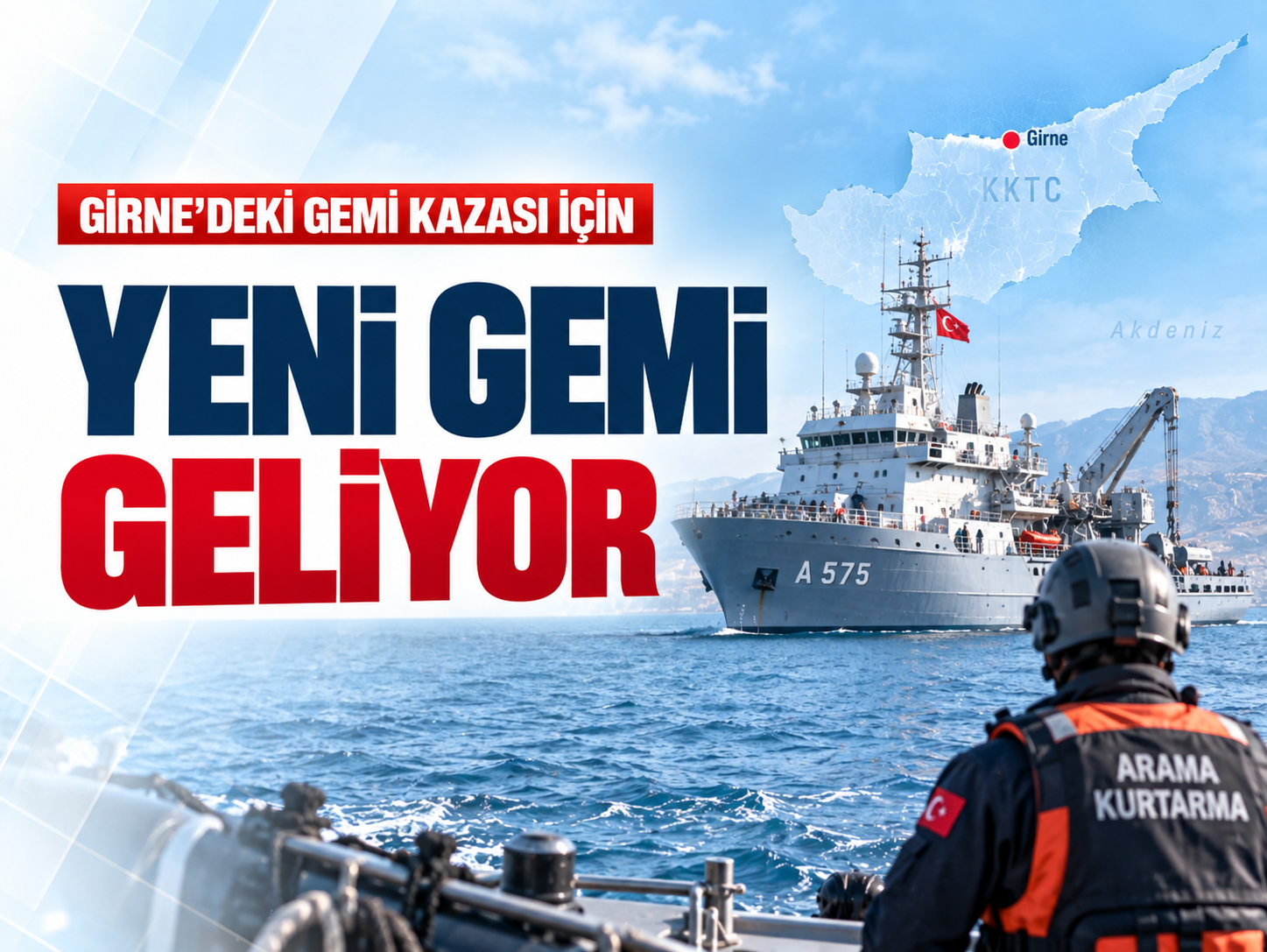 Girne'deki gemi faciasında kayıplar için bir gemi daha yola çıkacak