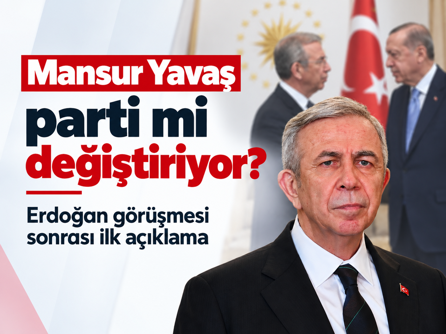 Mansur Yavaş parti mi değiştiriyor? Erdoğan görüşmesi sonrası ilk açıklama