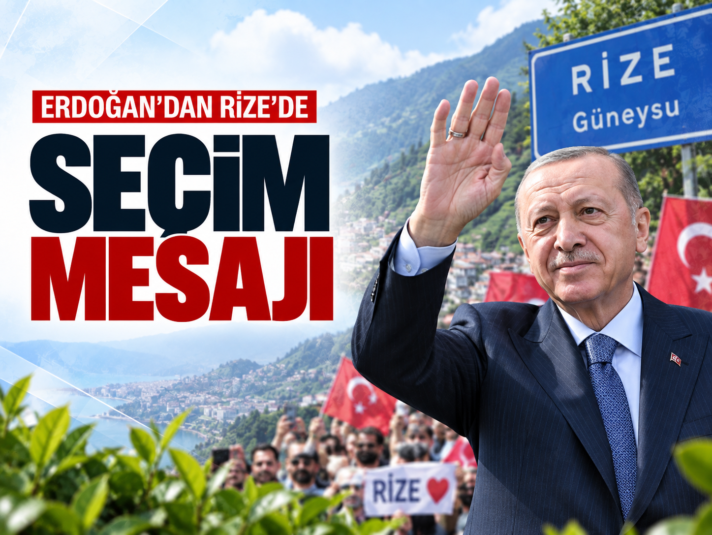 Erdoğan'dan Rize'de seçim çıkışı: Başarıyla atlatacağız