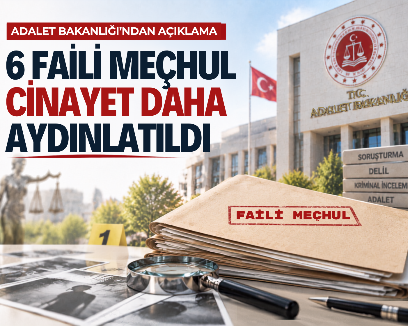 Yıllar sonra gelen adalet: 6 faili meçhul cinayet aydınlatıldı