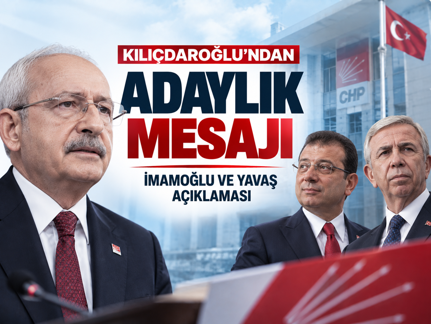 Kılıçdaroğlu’ndan adaylık mesajı: İmamoğlu ve Yavaş açıklaması