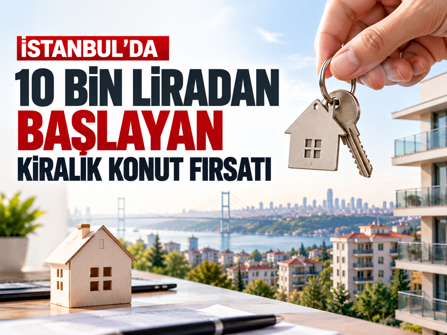 İstanbul'da 10 bin liradan başlayan kiralık konut fırsatı