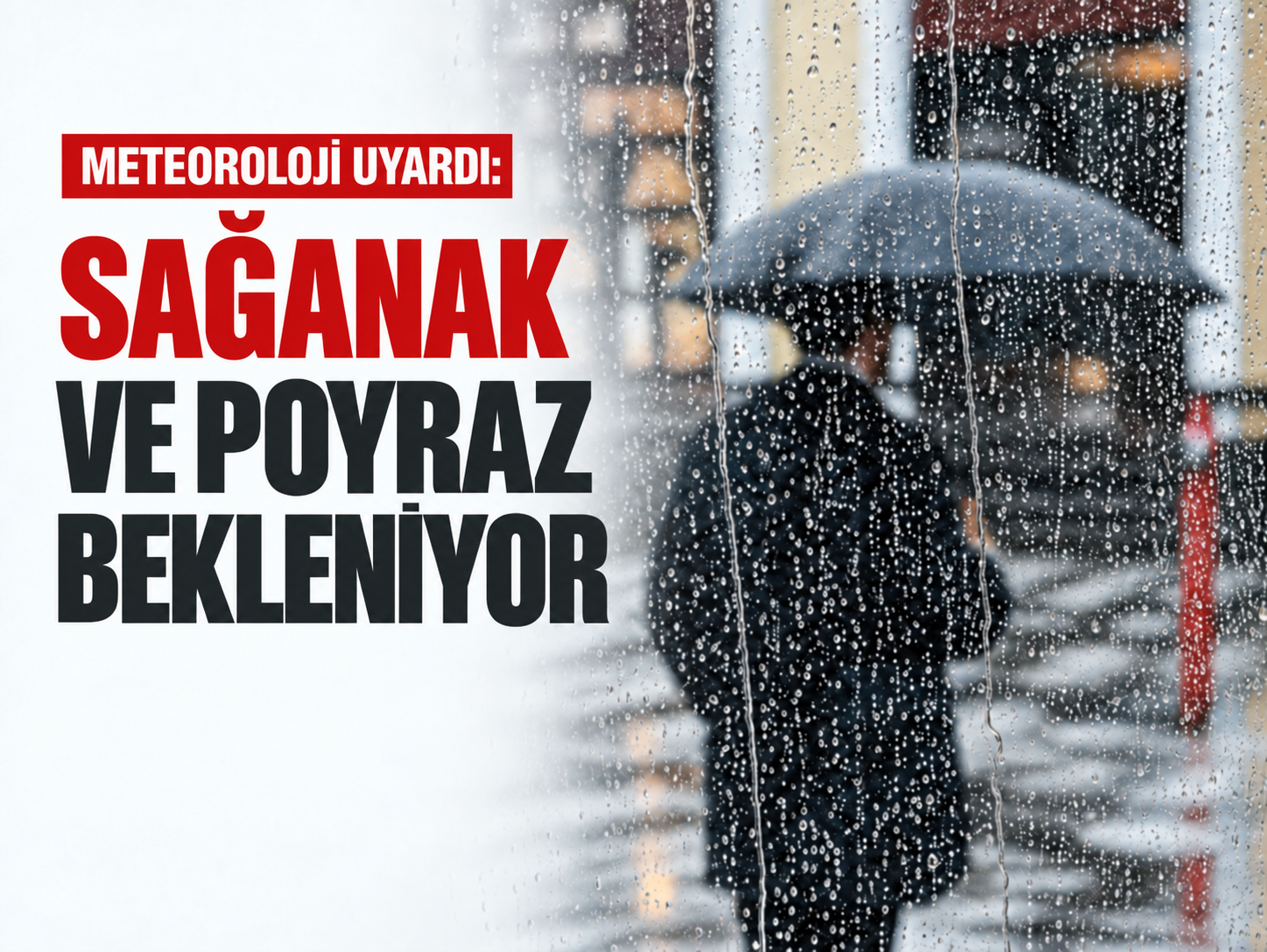 Meteoroloji uyardı: Sağanak ve poyraz bekleniyor