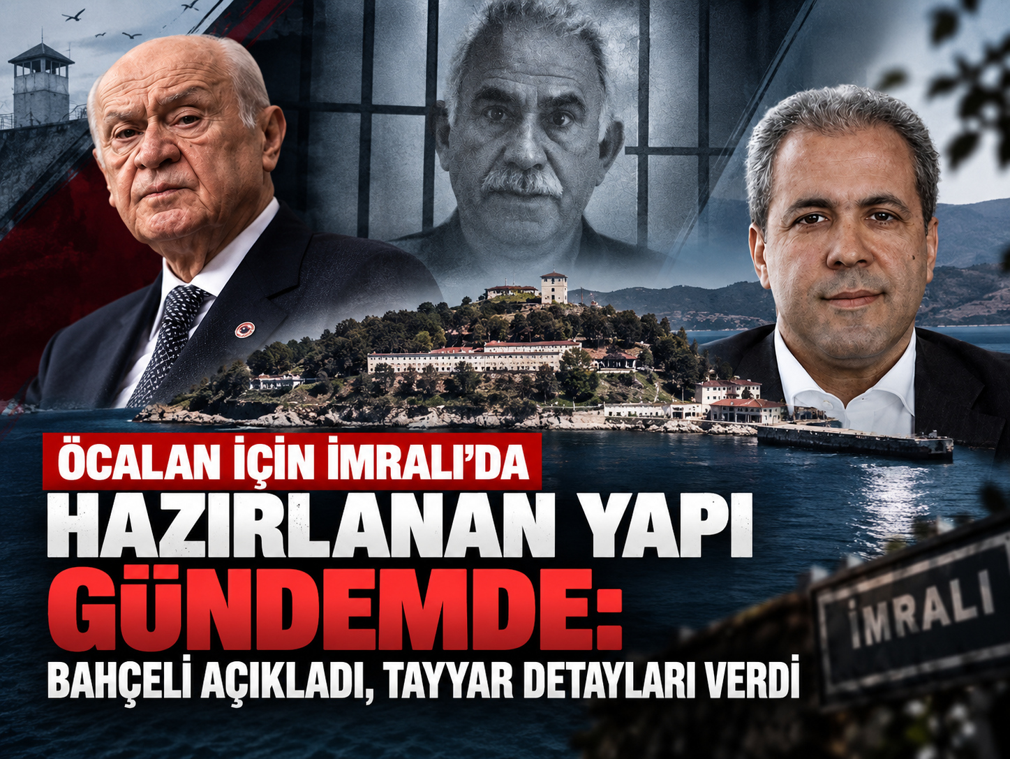 Öcalan için İmralı'da hazırlanan yapı gündemde: Bahçeli açıkladı, Tayyar detayları verdi