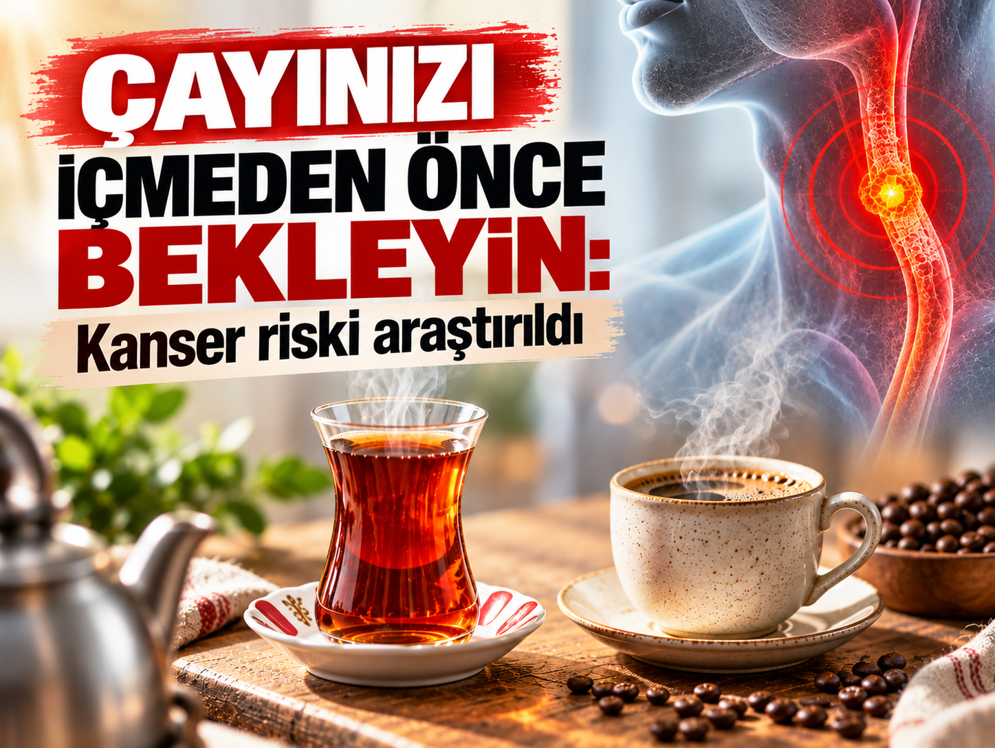 Çayınızı içmeden önce bekleyin: Kanser riski araştırıldı