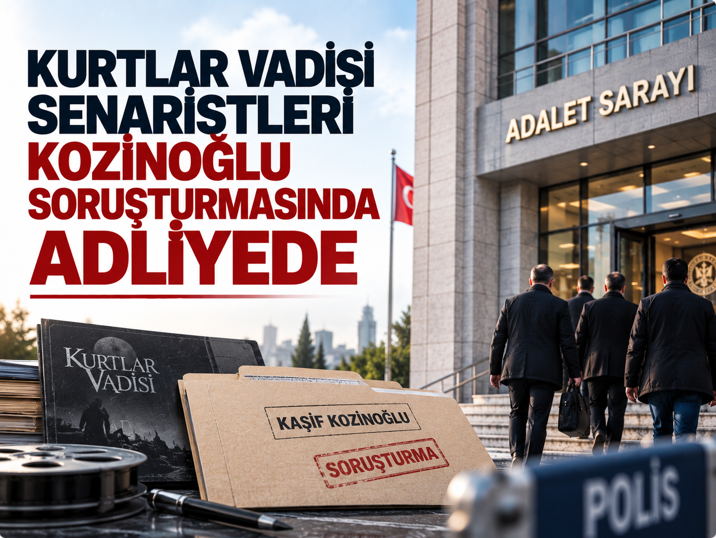 Kurtlar Vadisi senaristleri Kozinoğlu soruşturmasında adliyede