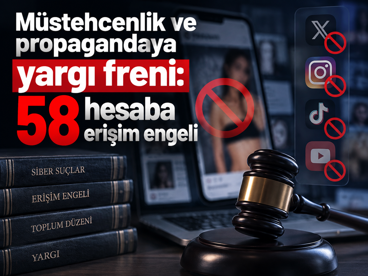 Müstehcenlik ve propagandaya yargı freni: 58 hesaba erişim engeli