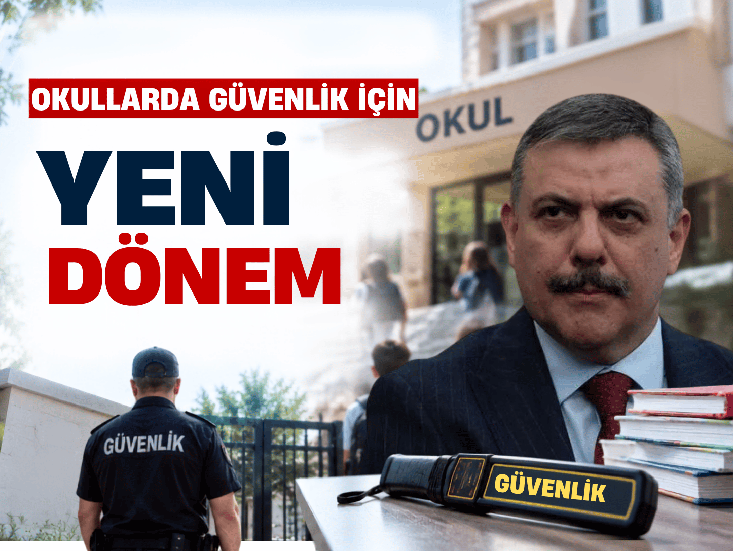 Okullarda güvenlik sistemi baştan aşağı değişiyor!