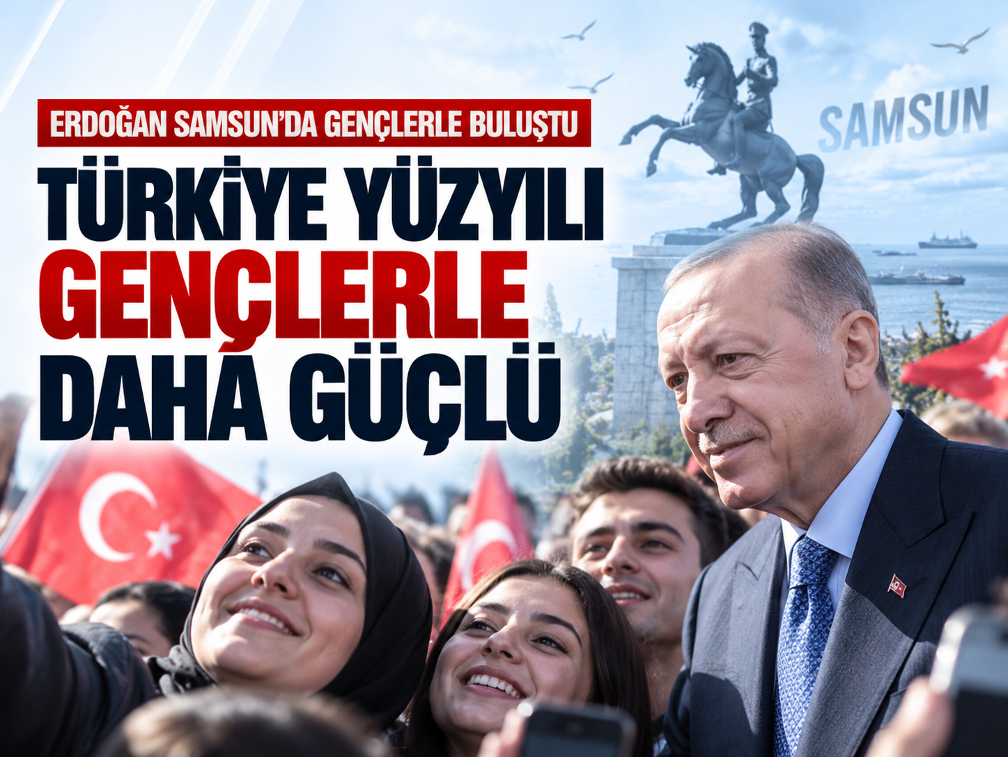 Erdoğan gençlere seslendi: Türkiye'yi siz yöneteceksiniz