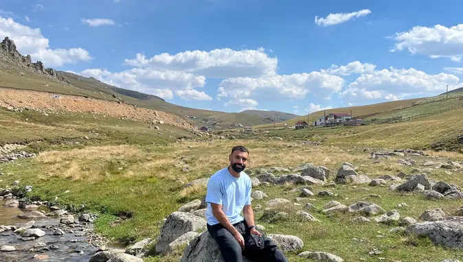 Salah topu bıraktı, Trabzon’u keşfe çıktı