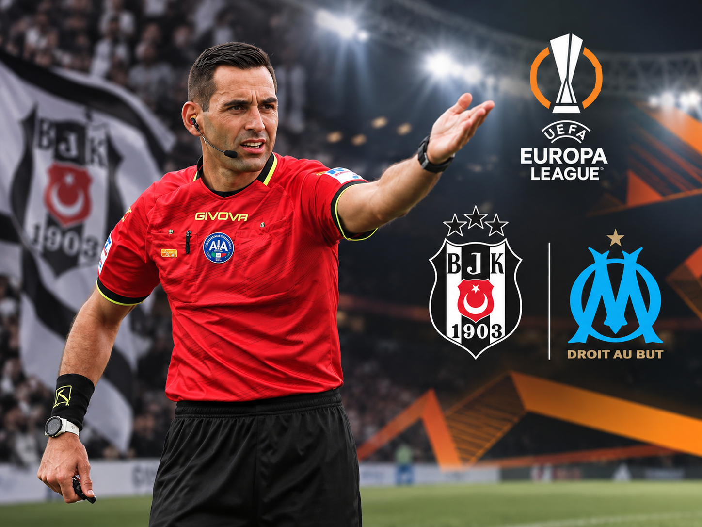 Beşiktaş-Marsilya maçının hakemi belli oldu