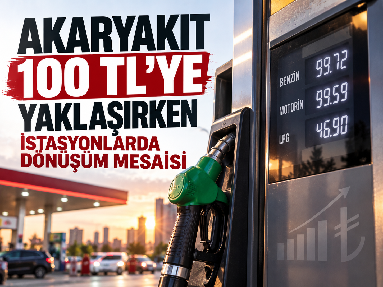 Akaryakıt 100 TL’ye yaklaşırken istasyonlarda dönüşüm mesaisi