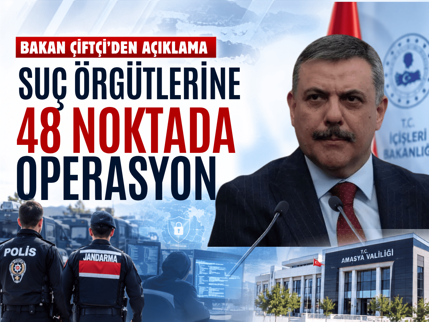 Suç örgütlerine çifte darbe! Bir günde binlerce şüpheliye işlem