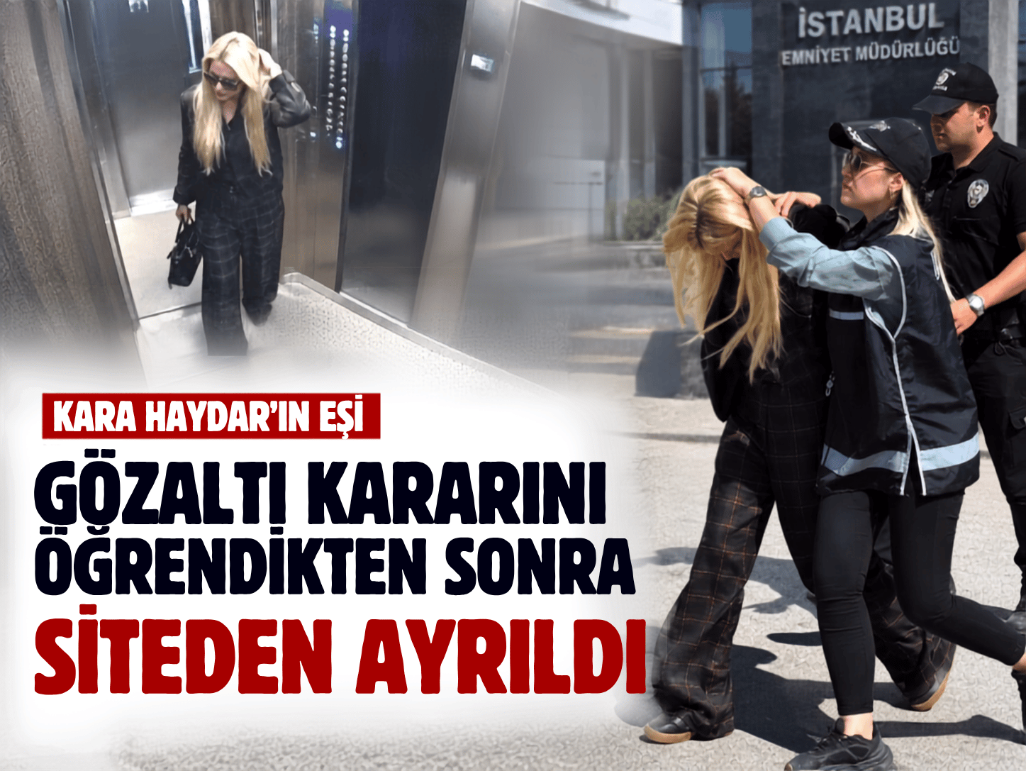 Çağla Öz’ün yakalanmadan önceki görüntüleri ortaya çıktı!