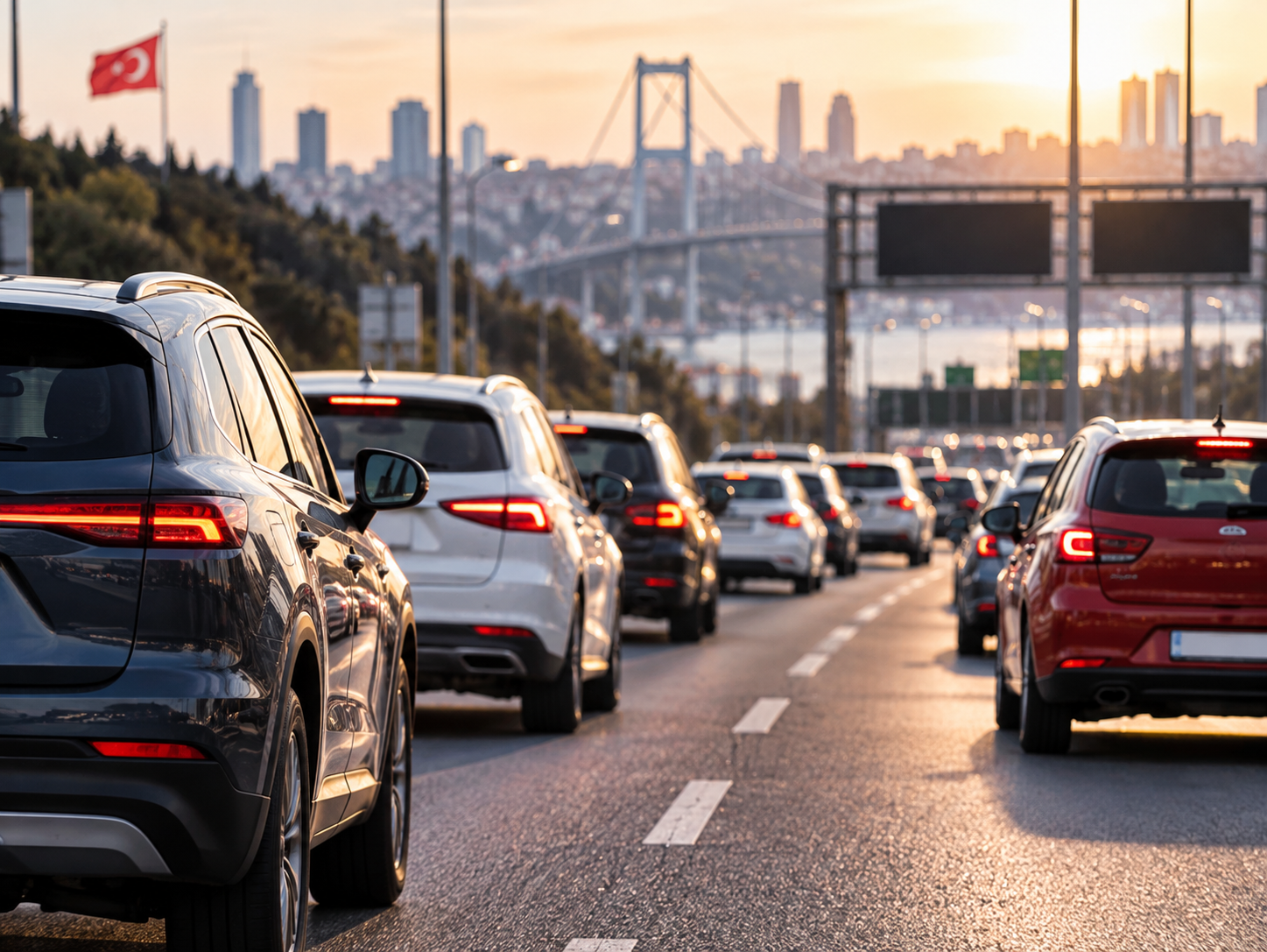 Trafiğe 8 ayda 1,3 milyon yeni taşıt eklendi