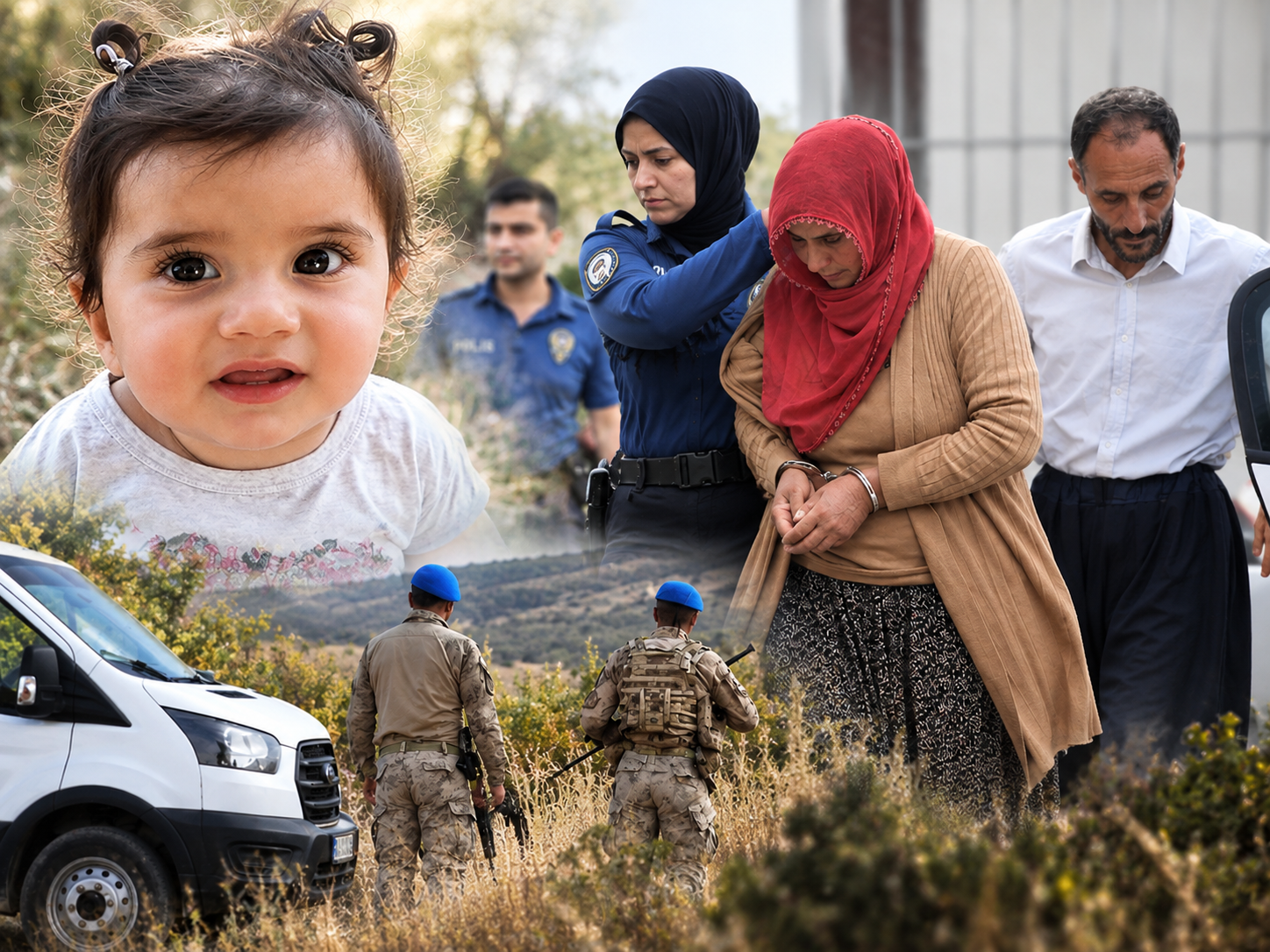 Büşra bebek 6 gündür kayıp! Anne ve baba adliyeye sevk edildi