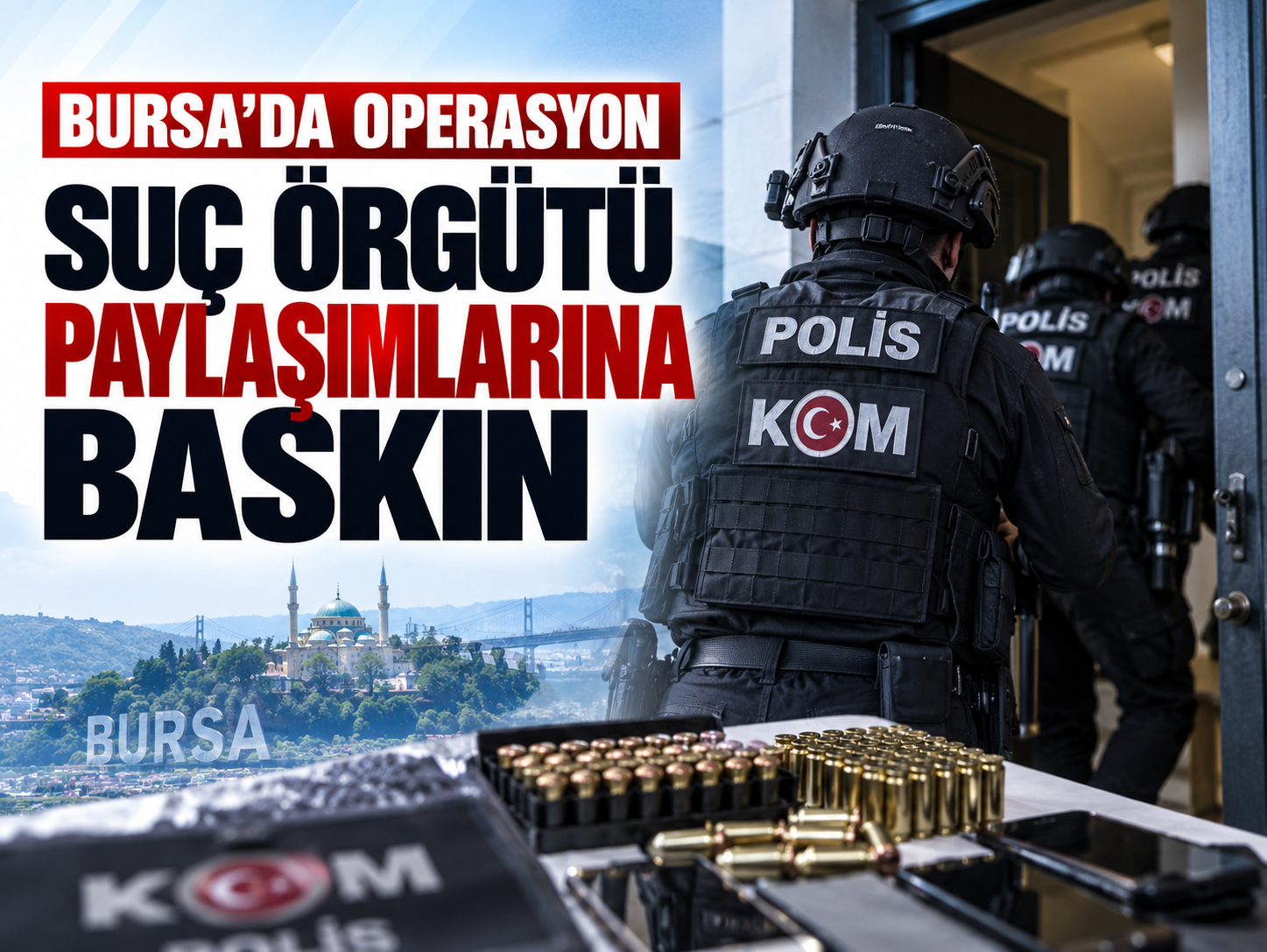Bursa’da şüphelileri sosyal medyadaki paylaşımları ele verdi