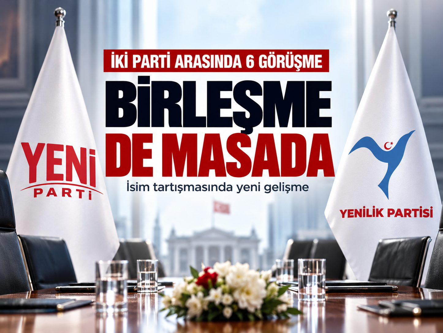 İsim kavgasından birleşme masasına! İki parti 6 kez görüşmüş