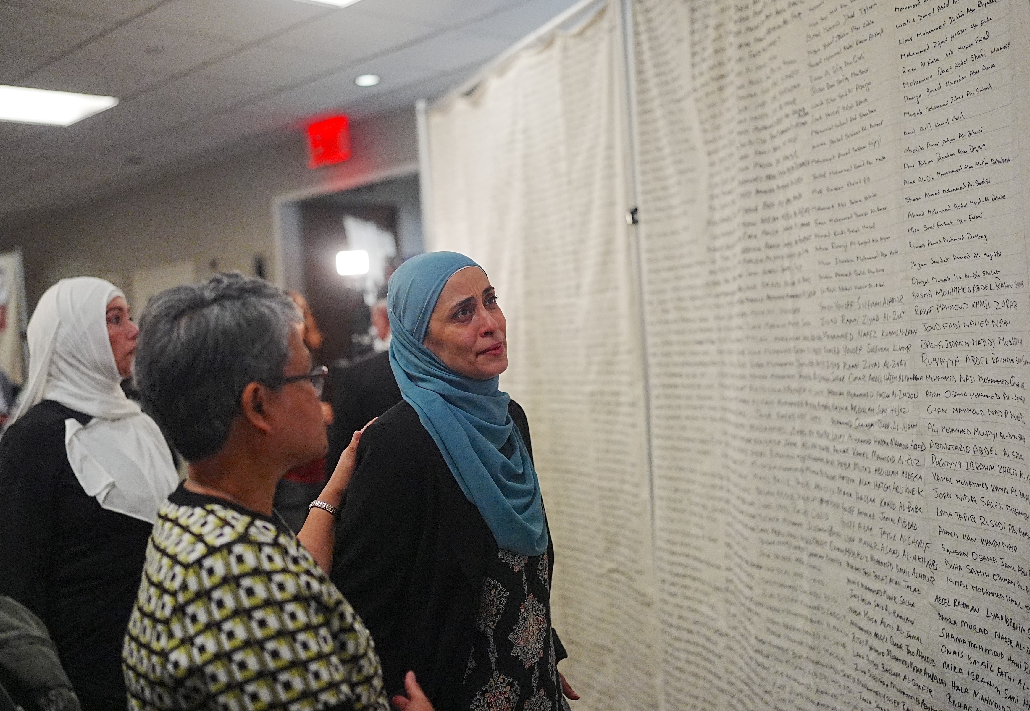 20 bin çocuğun ismi 110 metrelik kefende! Gazze’nin çocukları New York’ta anıldı