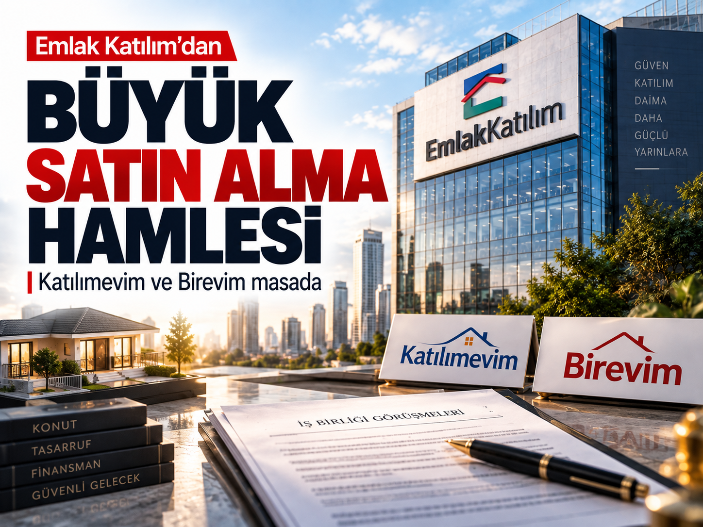 Emlak Katılım’dan dev satın alma hamlesi: Katılımevim ve Birevim masada