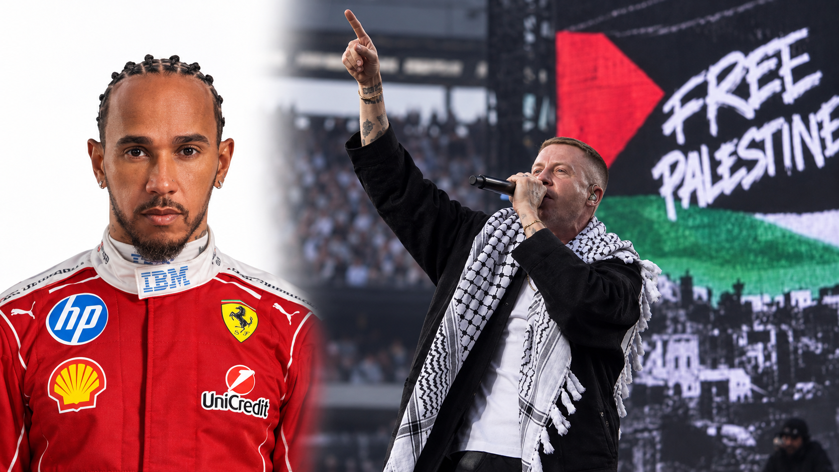 Filistin açıklamalarından sonra turneden çıkarılmıştı: Maclemore'a Hamilton'dan destek