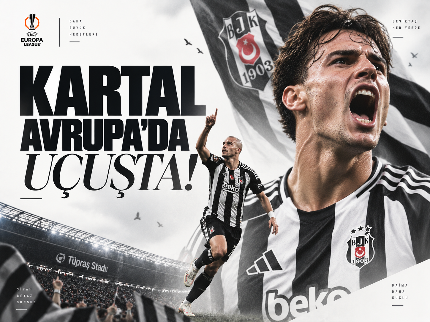 Beşiktaş, Marsilya maçında tarih yazdı!