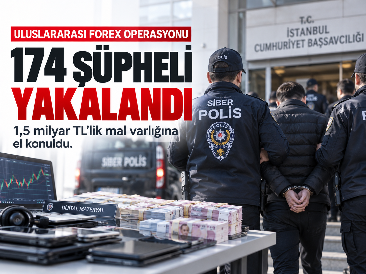 Forex operasyonunda büyük darbe: 174 şüpheli yakalandı