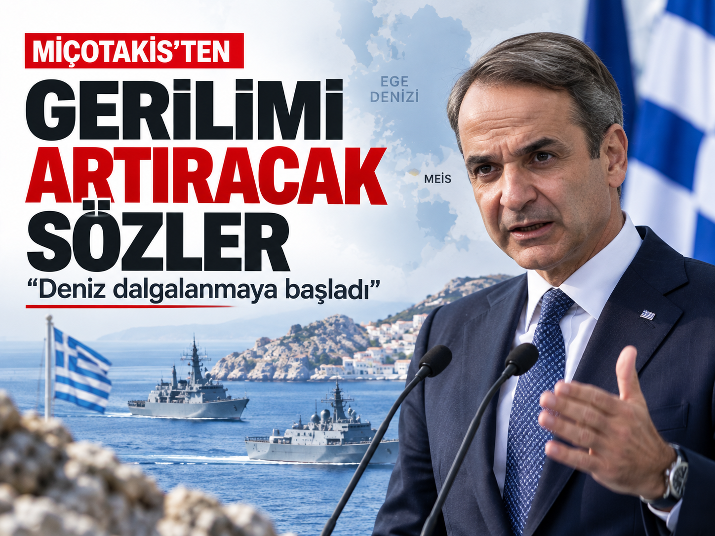 Miçotakis’ten Ege’de tansiyonu yükselten açıklama!