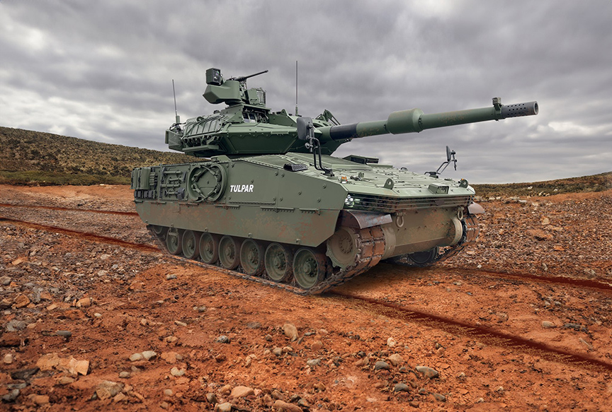 TULPAR’dan 120 mm’lik güç gösterisi