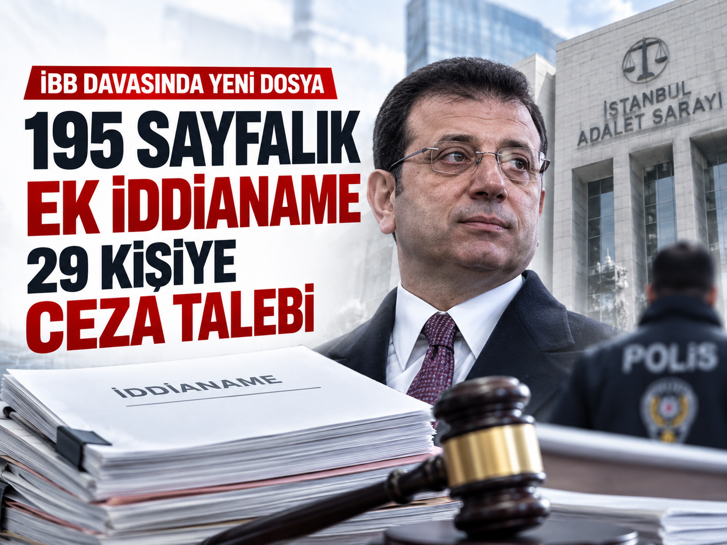 İBB davasında 195 sayfalık ek iddianame: 29 kişi hakkında ceza talebi
