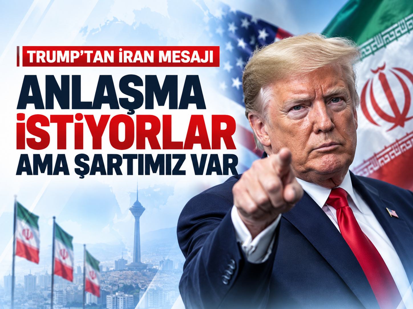 Trump’tan İran’a sürpriz çıkış: Anlaşma yapmak istiyorlar