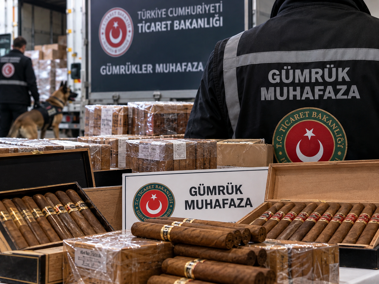 Gümrüklerde 8 ayda 19 bin 247 puro ele geçirildi