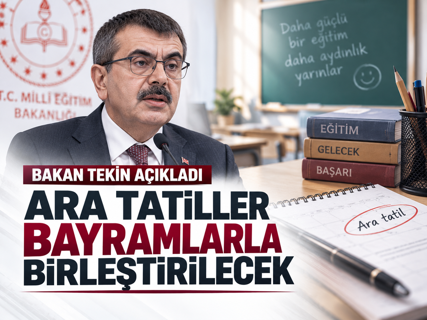 Ara tatiller kalkacak mı? Bakan Tekin açıkladı