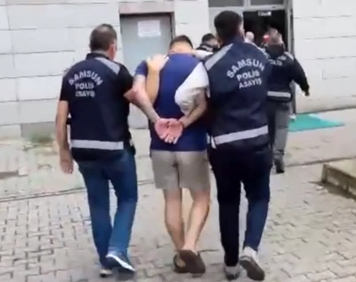 Samsun'da 15 yıl 7 ay hapis cezasıyla aranan hükümlü yakalandı