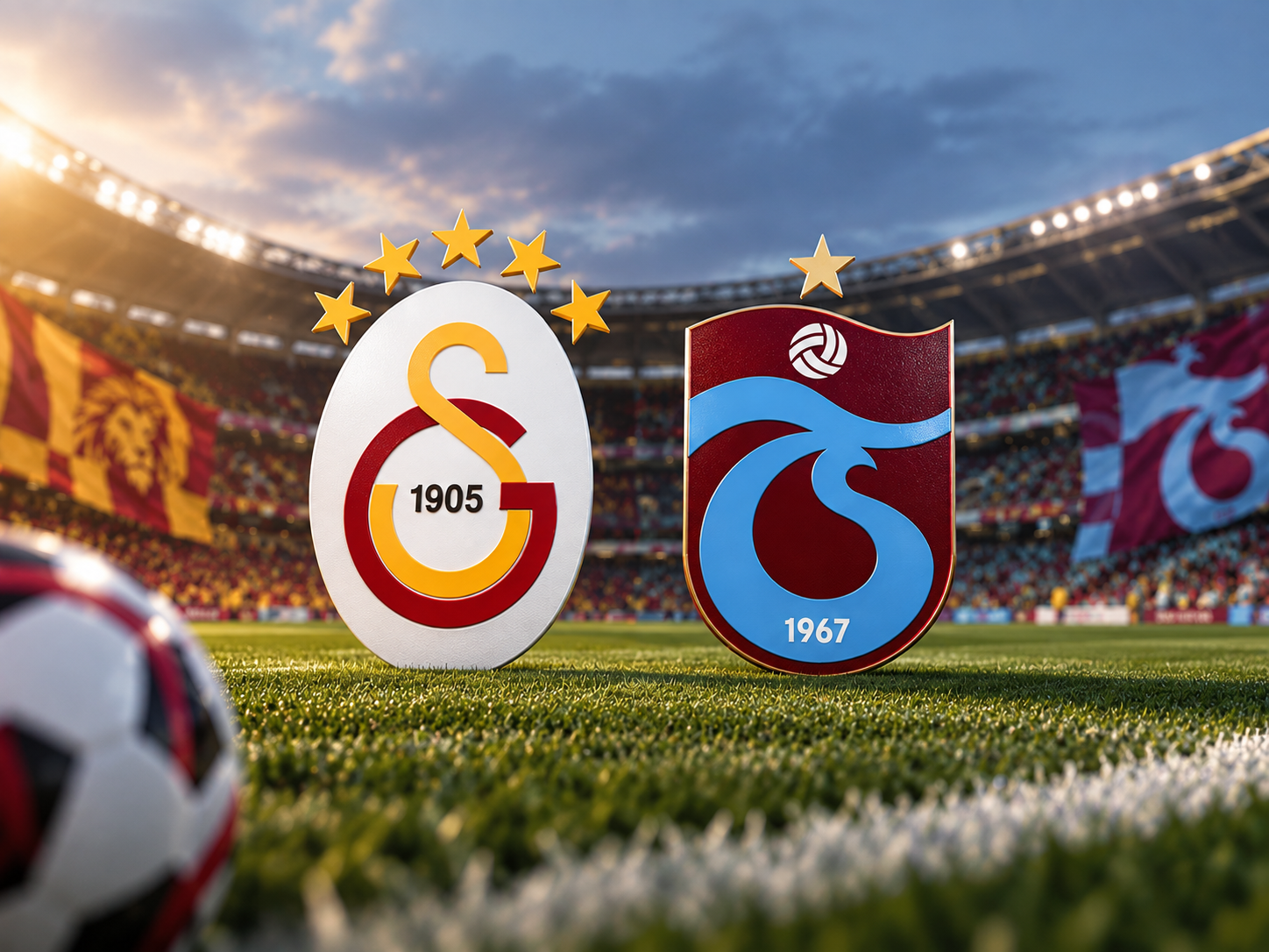 Trabzonspor-Galatasaray derbisinde ilk 11’ler belli oldu