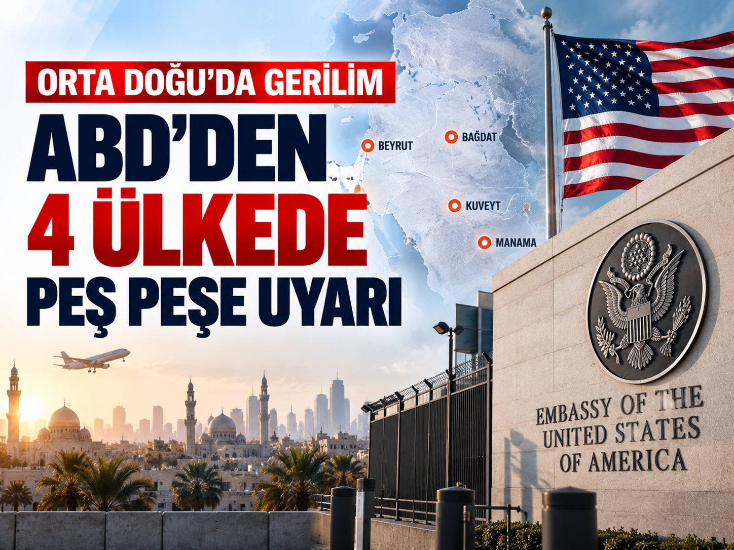 ABD’den Orta Doğu'daki vatandaşlarına acil durum hazırlığı çağrısı