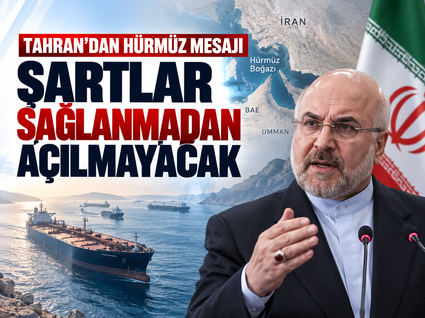 İran’dan Hürmüz için net mesaj! “Şartlar yerine gelmeden açılmayacak”
