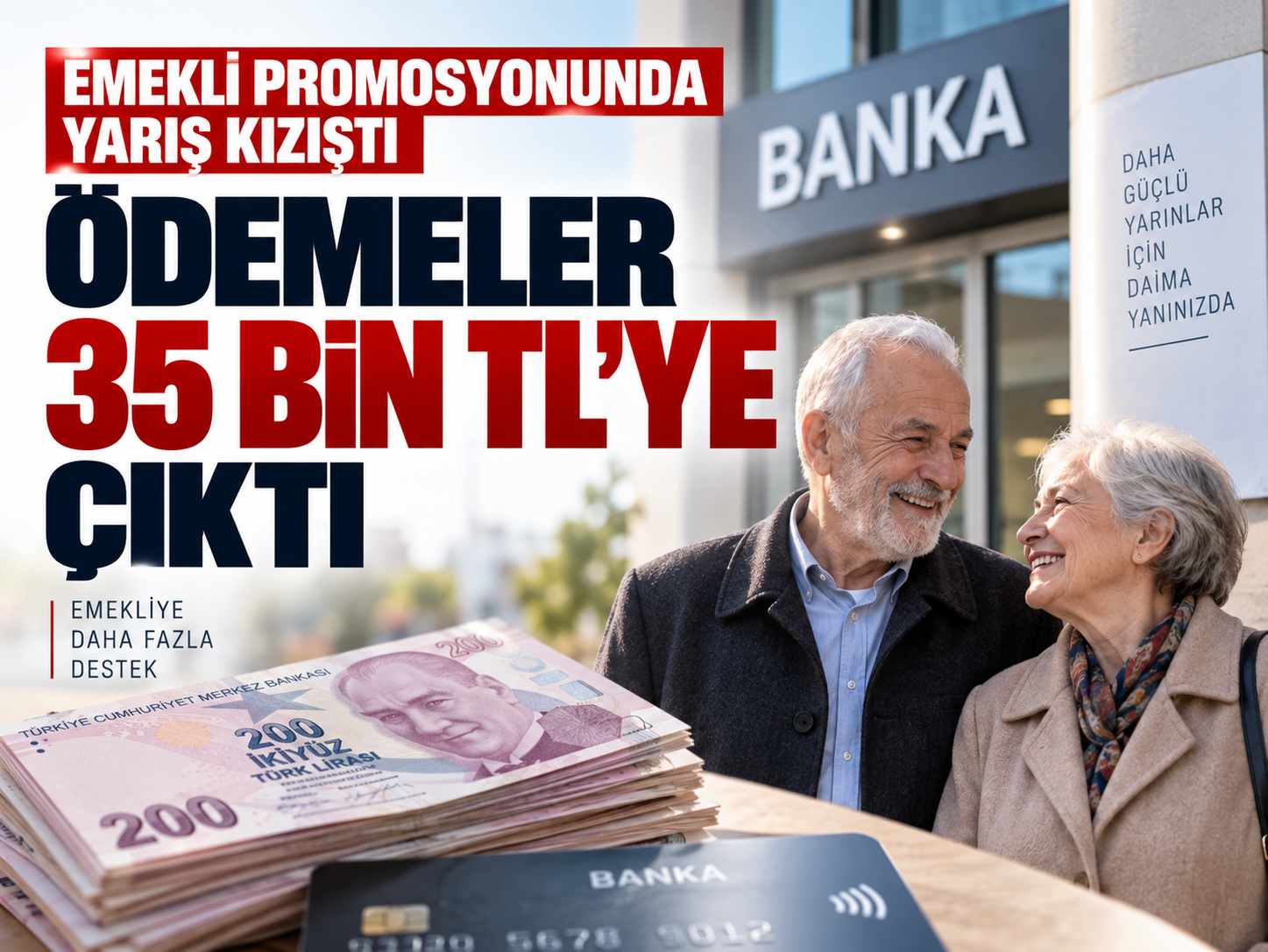 Emekli promosyonunda yarış kızıştı! 35 bin TL’ye kadar çıktı