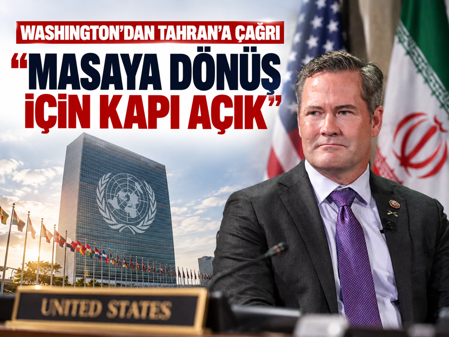 Washington'dan Tahran'a müzakere çağrısı: Kapı hâlâ açık