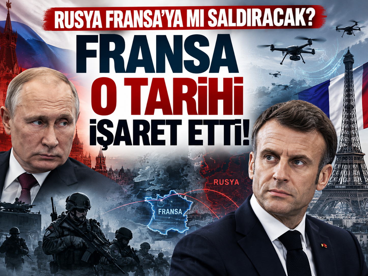 Fransa, Rusya'nın olası saldırısına hazırlanıyor! Tarih verildi