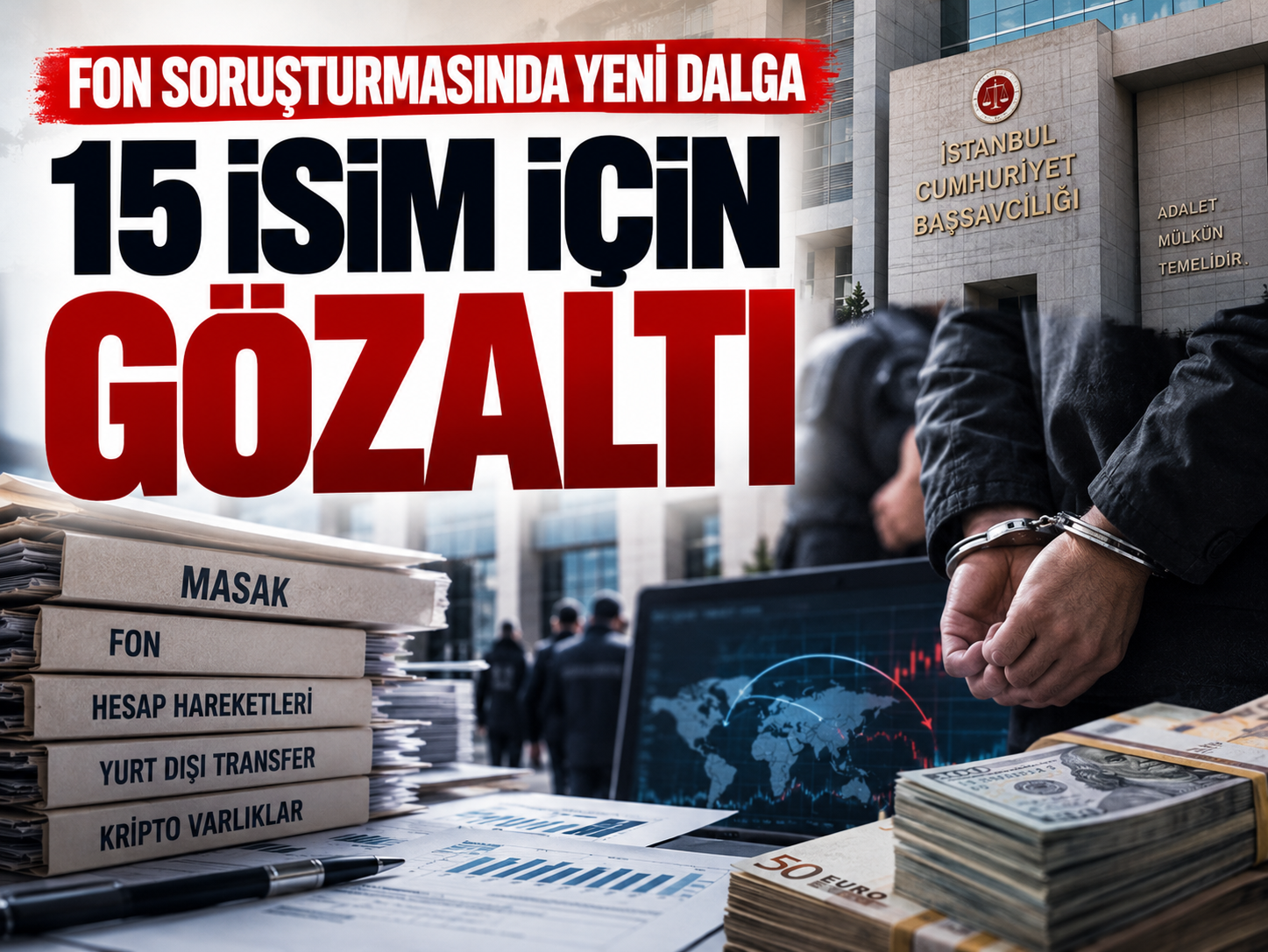 Fon soruşturması genişliyor! Yeni operasyonda 15 gözaltı