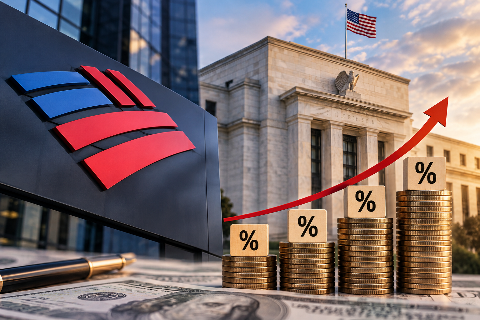 Bank of America’dan Fed tahmini: Faiz yüzde 5’in üzerine çıkabilir