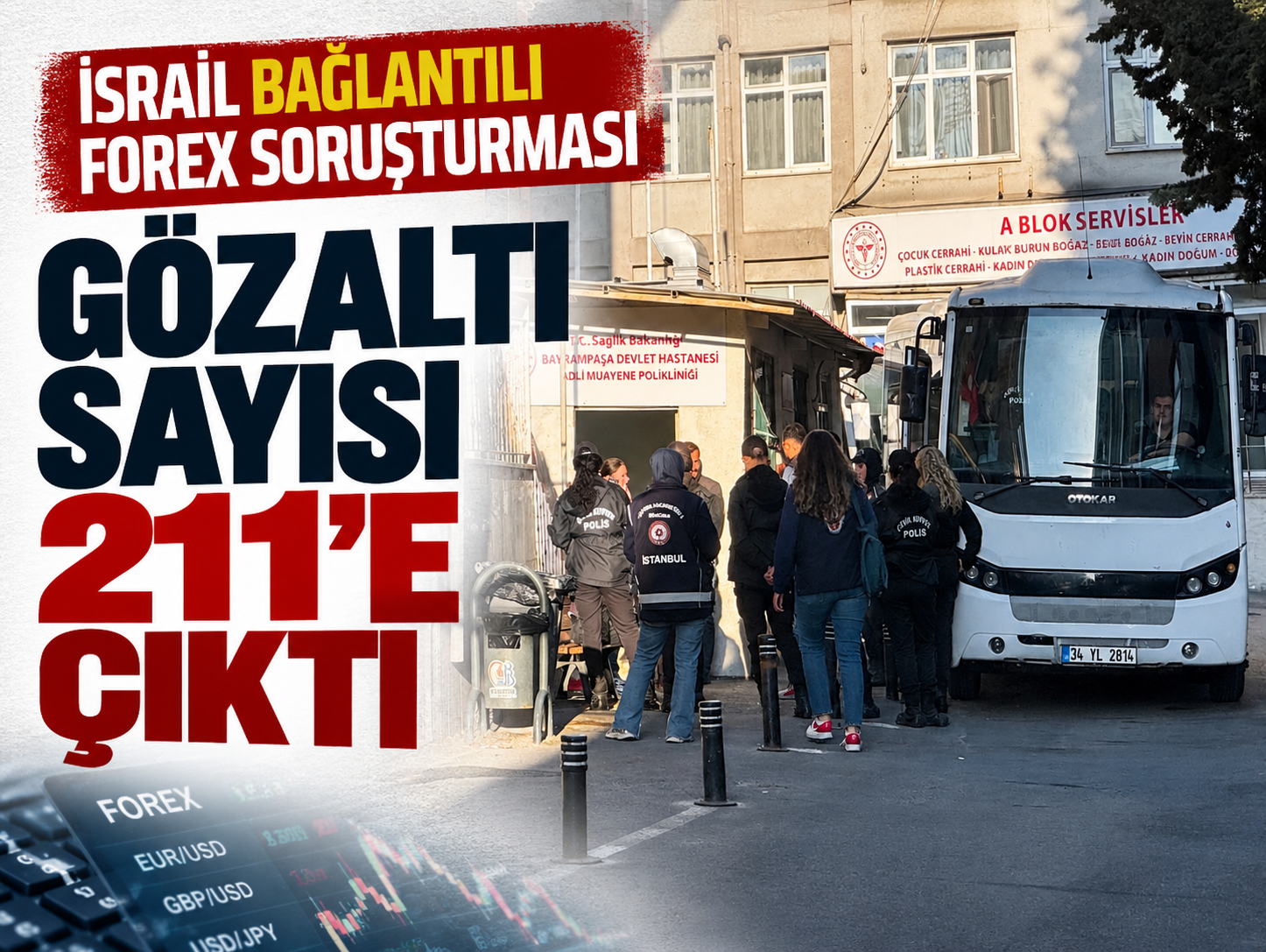 İsrail bağlantılı forex soruşturmasında 211 gözaltı!