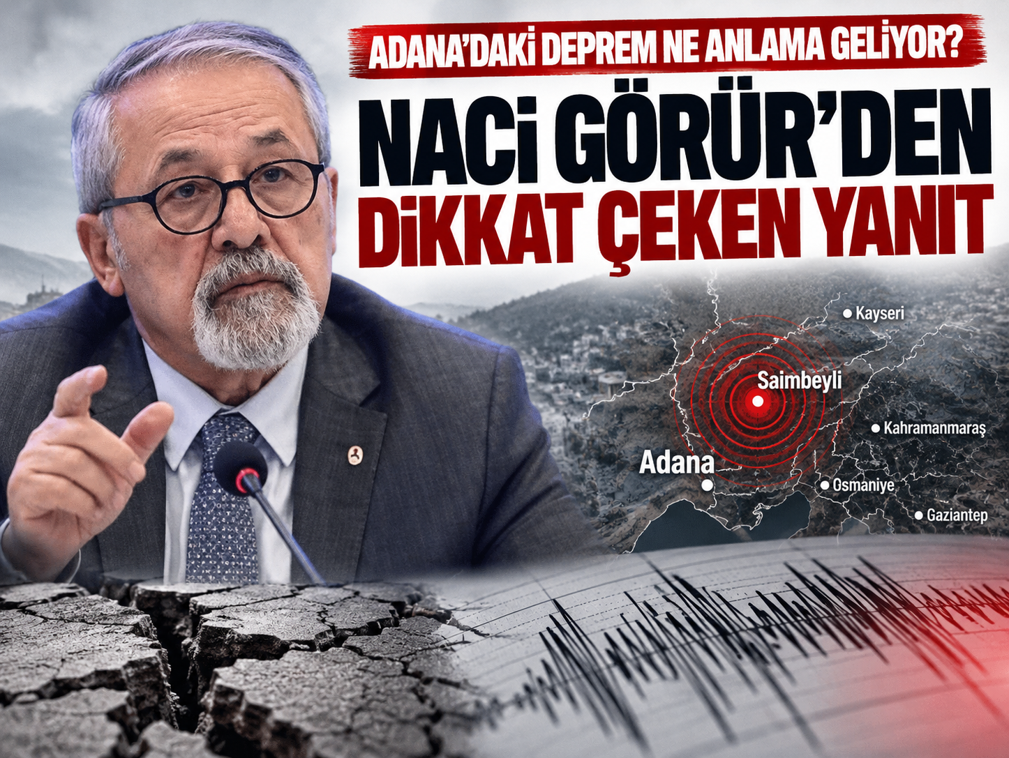 Adana'daki 5'lik deprem sonrası Naci Görür ne dedi?