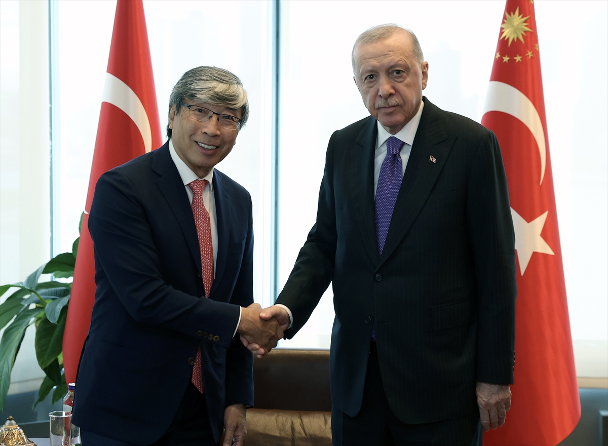 Cumhurbaşkanı Erdoğan Patrick Soon-Shiong’u kabul etti