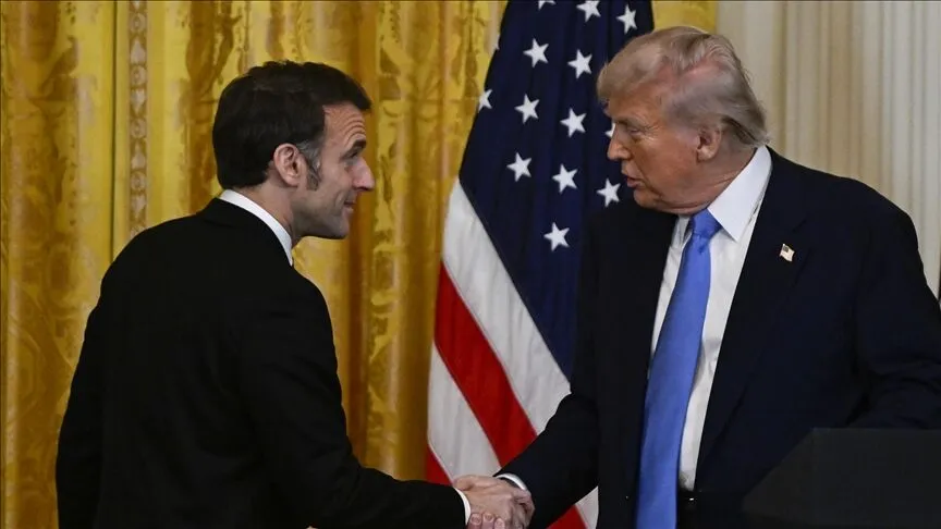 Trump ile Macron bir araya geldi! Görüşmede neler konuşuldu?