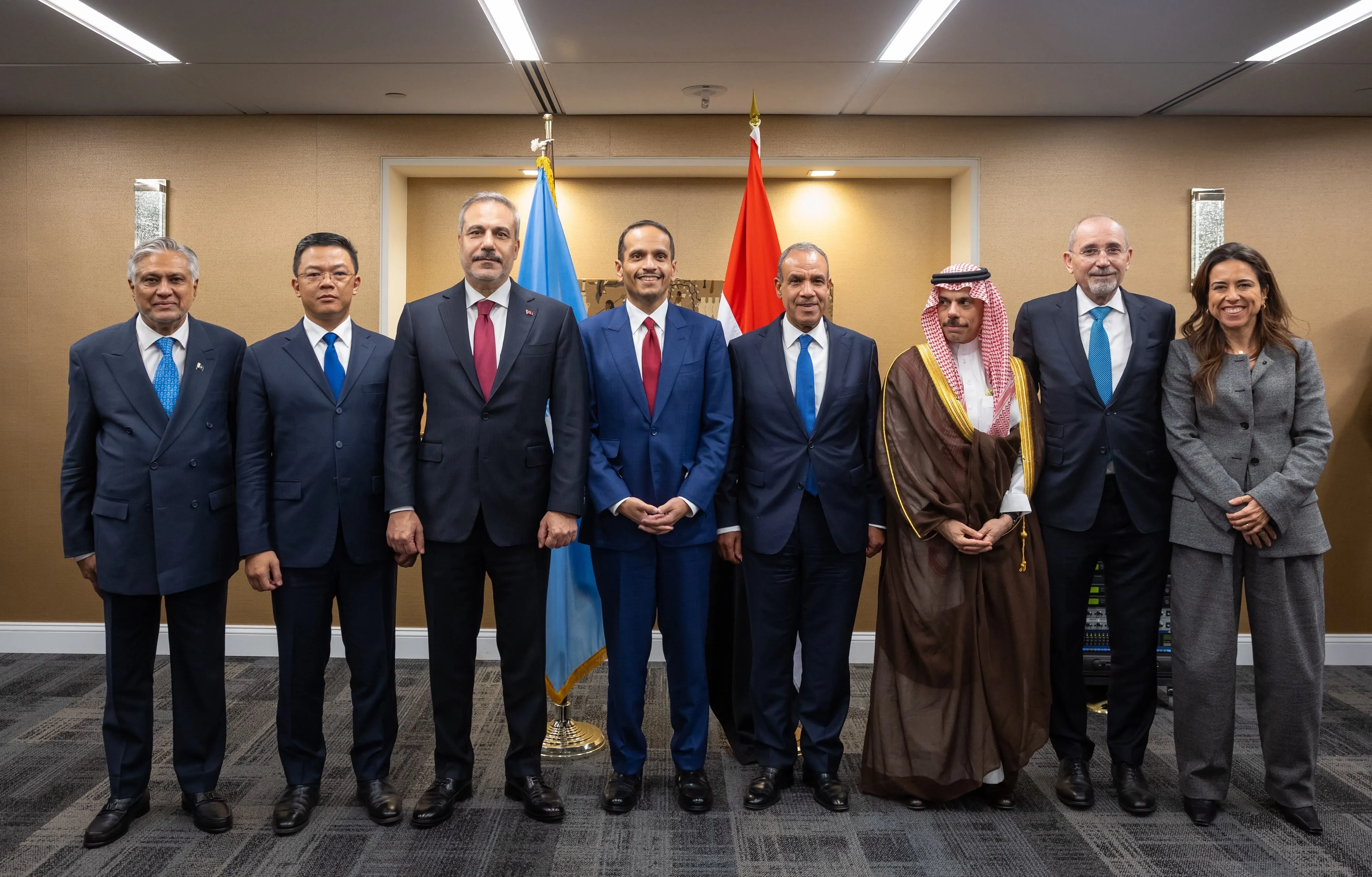 Türkiye, Mısır, Pakistan ve Suudi Arabistan New York’ta bir araya geldi