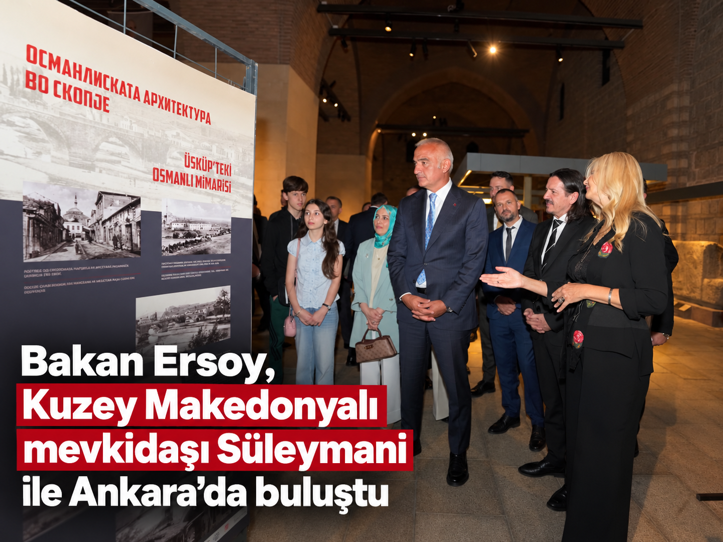 Bakan Ersoy, Kuzey Makedonyalı mevkidaşı Süleymani ile Ankara'da buluştu