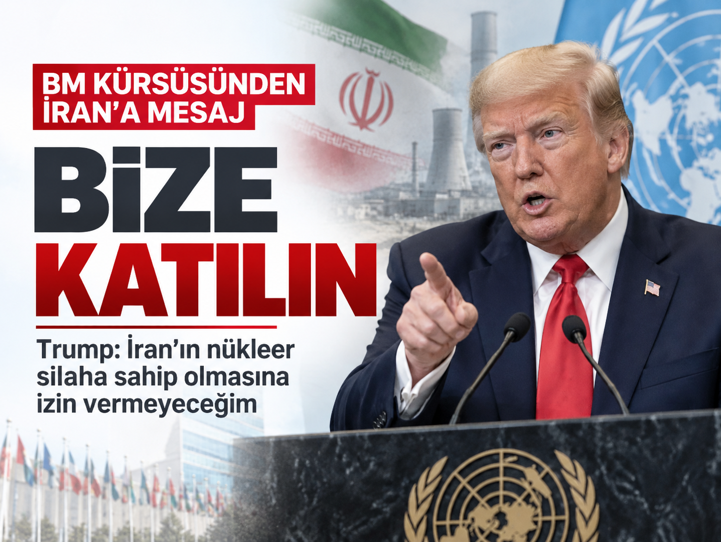 Trump'tan BM Zirvesi'nde açıklamalar: Dünyanın en büyük terör sponsoru İran'dır