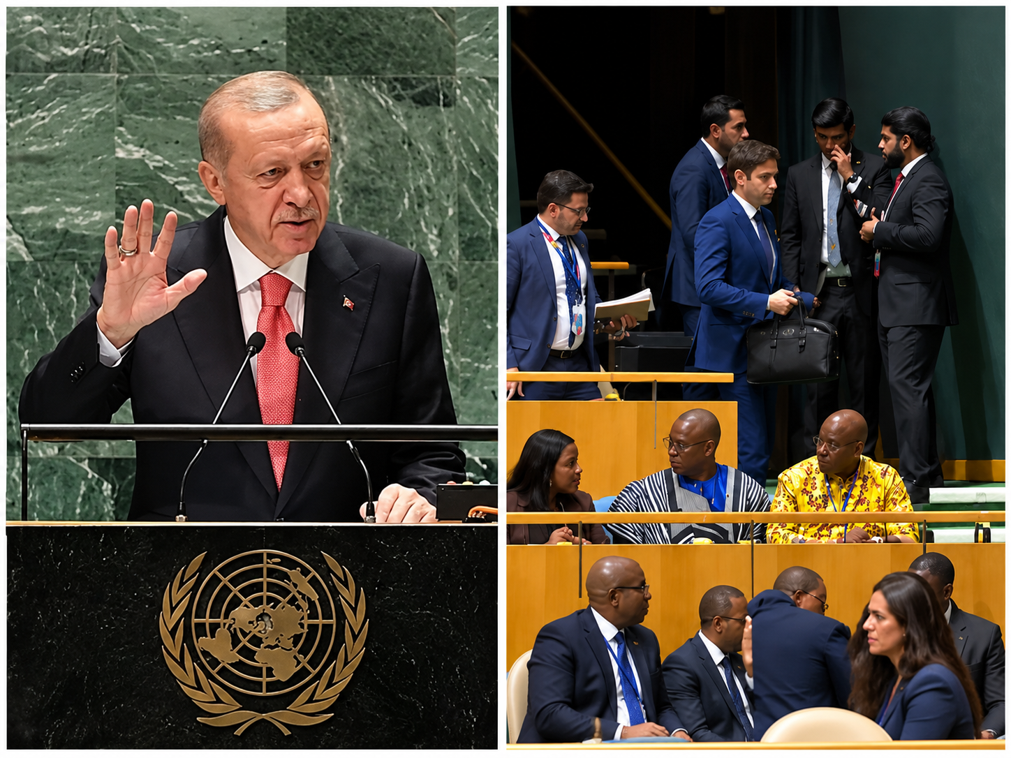Cumhurbaşkanı Erdoğan'ın BM konuşması sırasında İsrail temsilcisi salondan ayrıldı